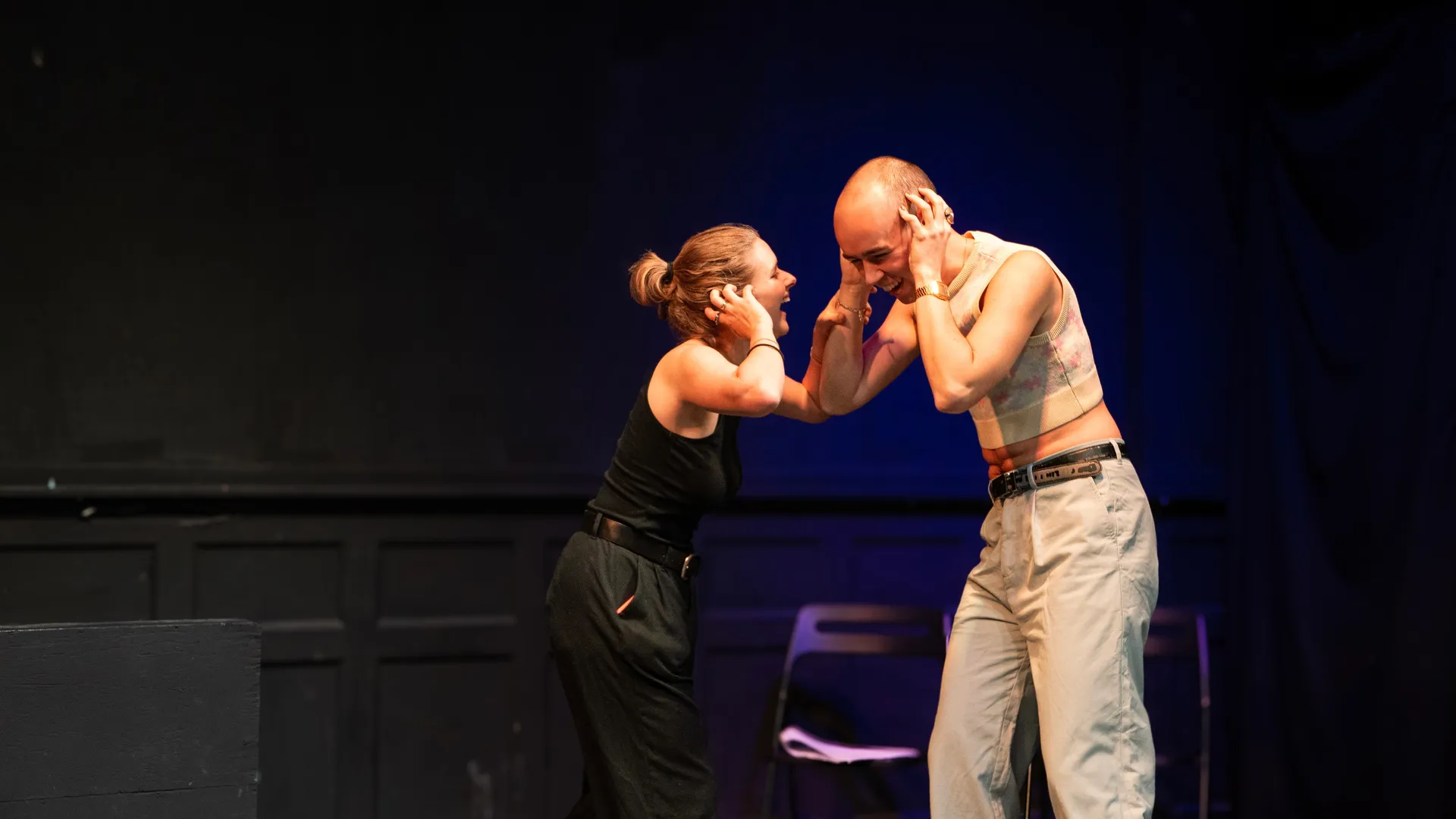 Clare Stenning and Davy Roderick in Cruising - photo by Miranda Mazzarella